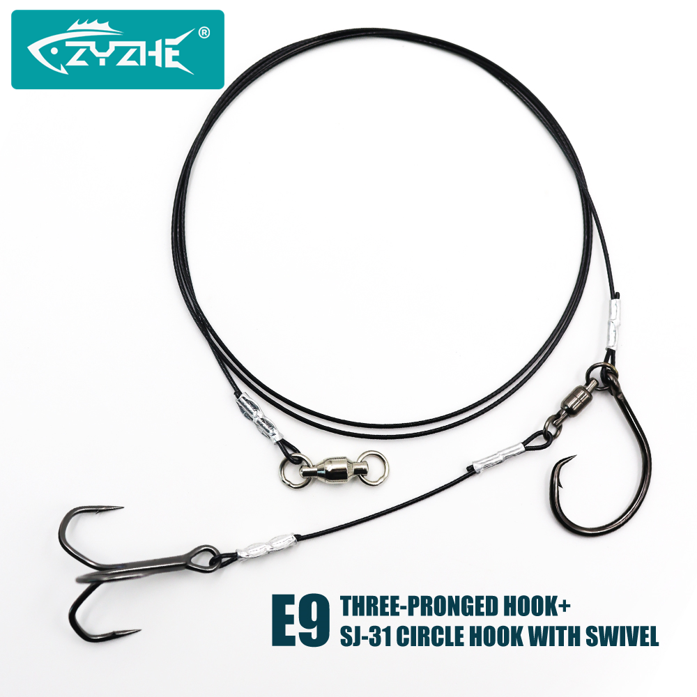 Fishing Hook Circle - ZYZHE 1pc Live Bait Rigs Stinger