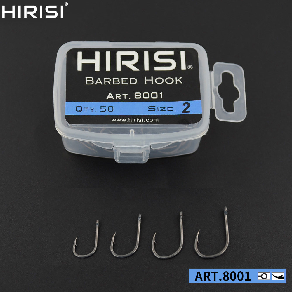 Fishing Hook Assortment - 100pcs Stainless Steel Barbed hooks High