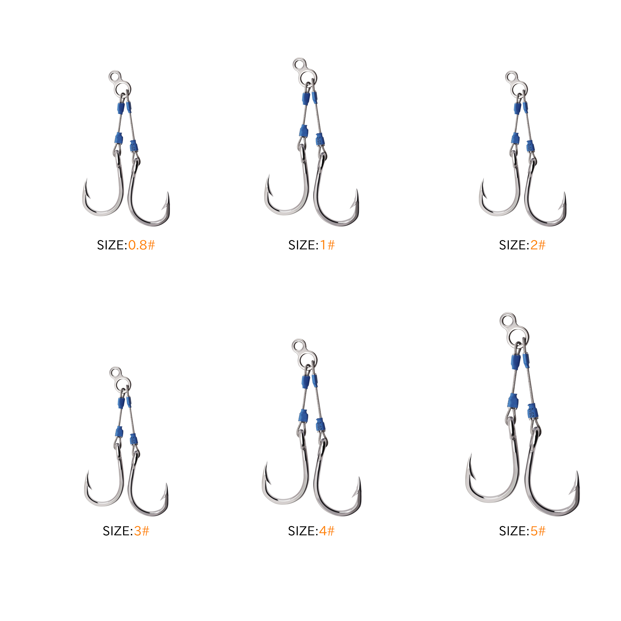 ZYZHE Steel Wire Jig Assist Ho – обзор и цена Fishing Hook Assortment