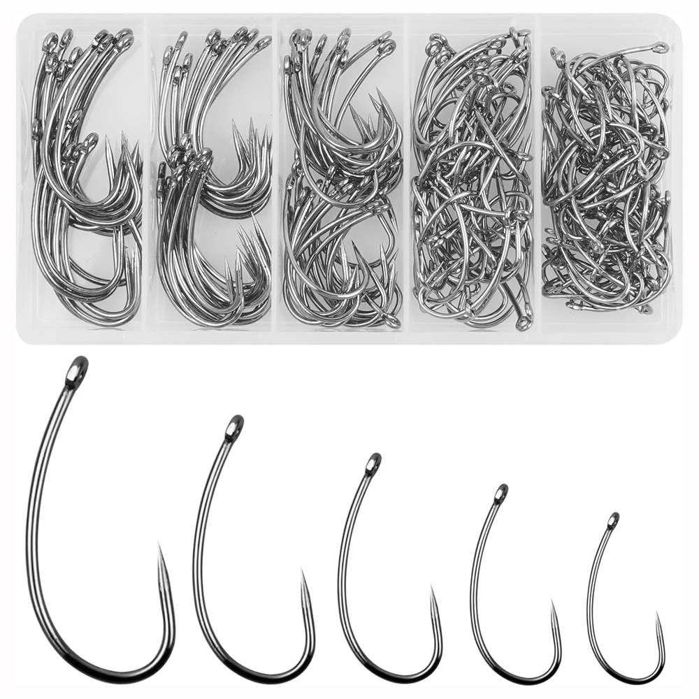 180PCS Barbless Fishing Hooks  – обзор и цена Fishing Hook Barbless