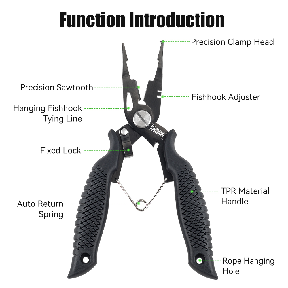 Kingdom Fishing Pliers Multifu – обзор и цена Fishing Hook Stainless Steel