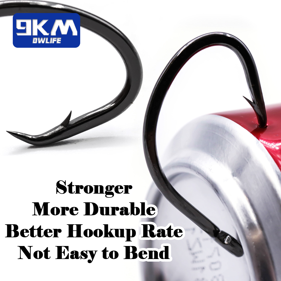 9KM Circle Hooks 25~50Pcs Salt – обзор и цена Fishing Hook Assortment