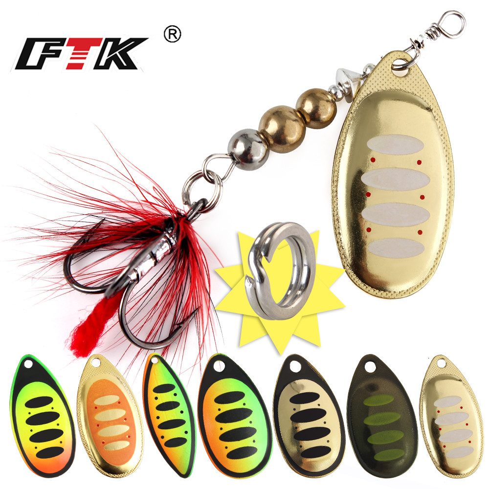 FTK Spinner Bait Fishing Lure  – обзор и цена Fishing Hook Treble