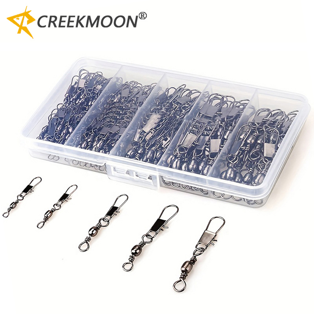 100Pcs/Lot 4#6#8#10#12# Swivel – обзор и цена Fishing Hook Assortment
