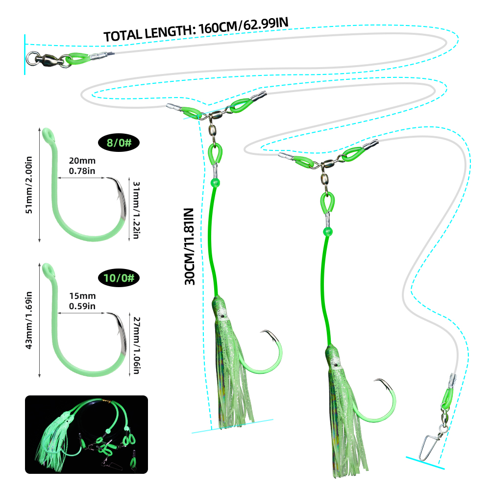 ZYZHE 1pc Deep Drop Rigs Sea F – обзор и цена Fishing Hook Circle