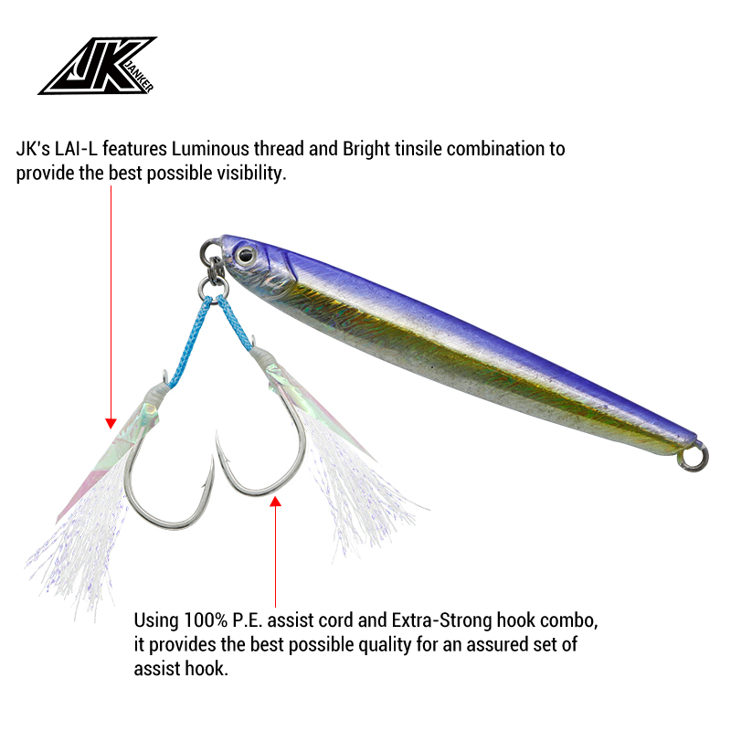 JK LAI-L Shore Jigging Light A – обзор и цена Fishing Hook Assortment