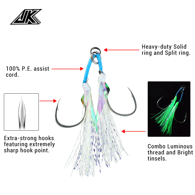 JK LAI-L Shore Jigging Light A – обзор и цена Fishing Hook Assortment