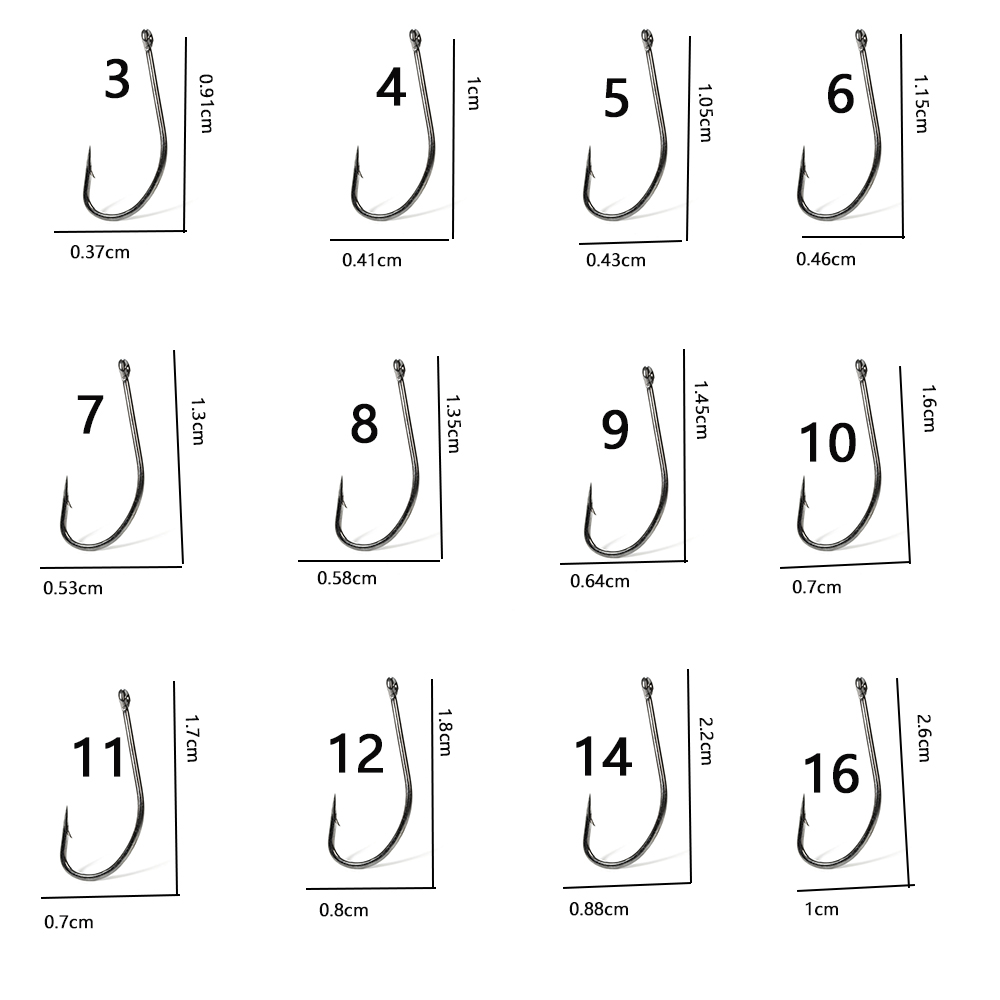 1 pack LS-9939 Fishing Hooks S – обзор и цена Fishing Hook Assortment