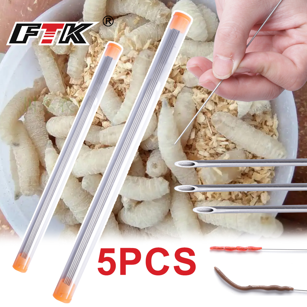 FTK Earthworm Hooking Needle S – обзор и цена Fishing Hook Stainless Steel
