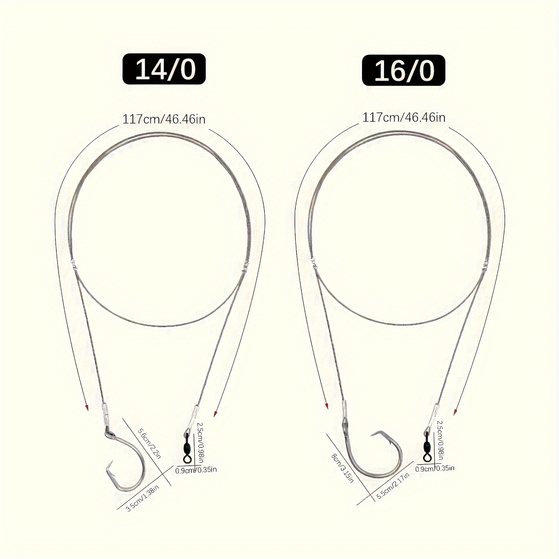 2pcs Circle Hooks Rigs Fishing – обзор и цена Fishing Hook Circle