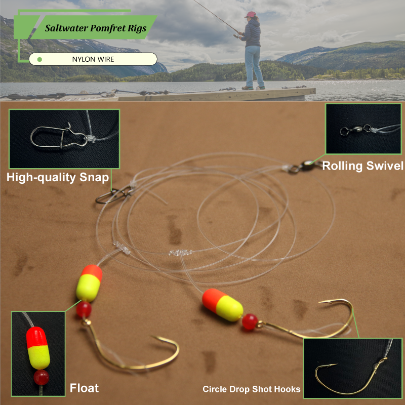 3pcs/6pcs Pompano Surf Fishing – обзор и цена Fishing Hook Circle