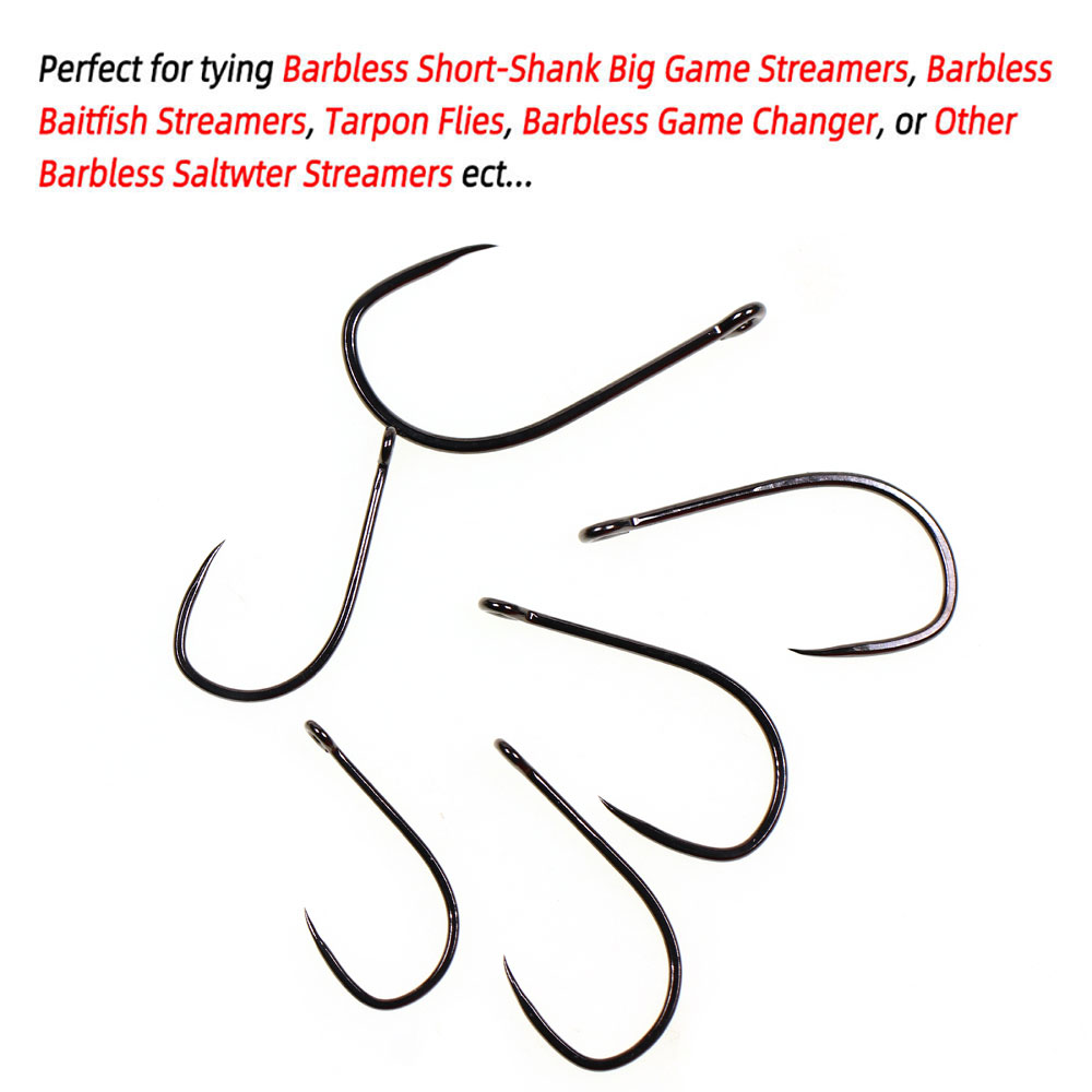 20pcs #1 1/0 2/0 3/0 4/0 5/0 S – обзор и цена Fishing Hook Barbless